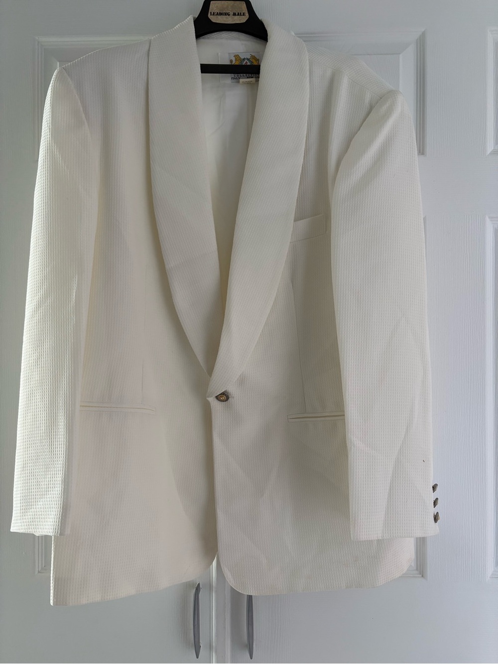 Men's Ivory Shawl Collar Dinner Jacket